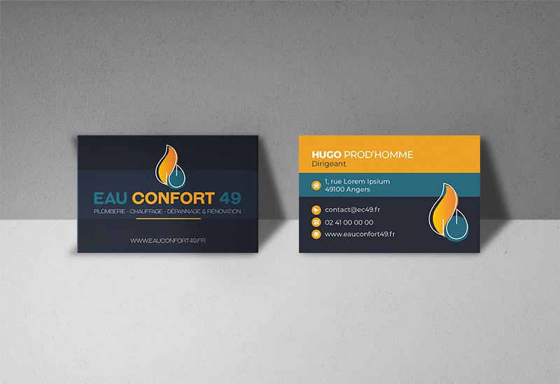CRÉATION DE LOGO & CARTES DE VISITE