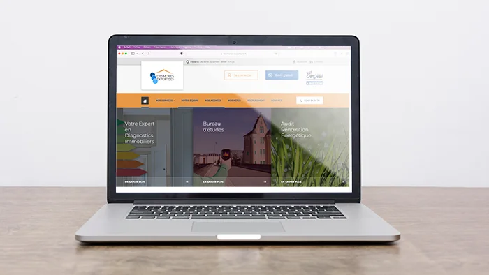 Création site internet Desmares Expertises Angers