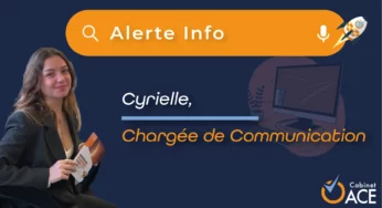 Cyrielle, nouvelle chargée de Communication – Webmarketing au Cabinet ACE