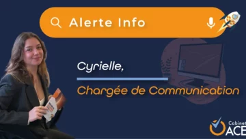 Cyrielle, nouvelle chargée de Communication - Webmarketing au Cabinet ACE
