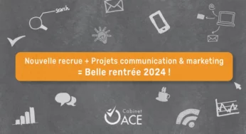 Nouvelle recrue + projets communication et marketing = belle rentrée 2024 !